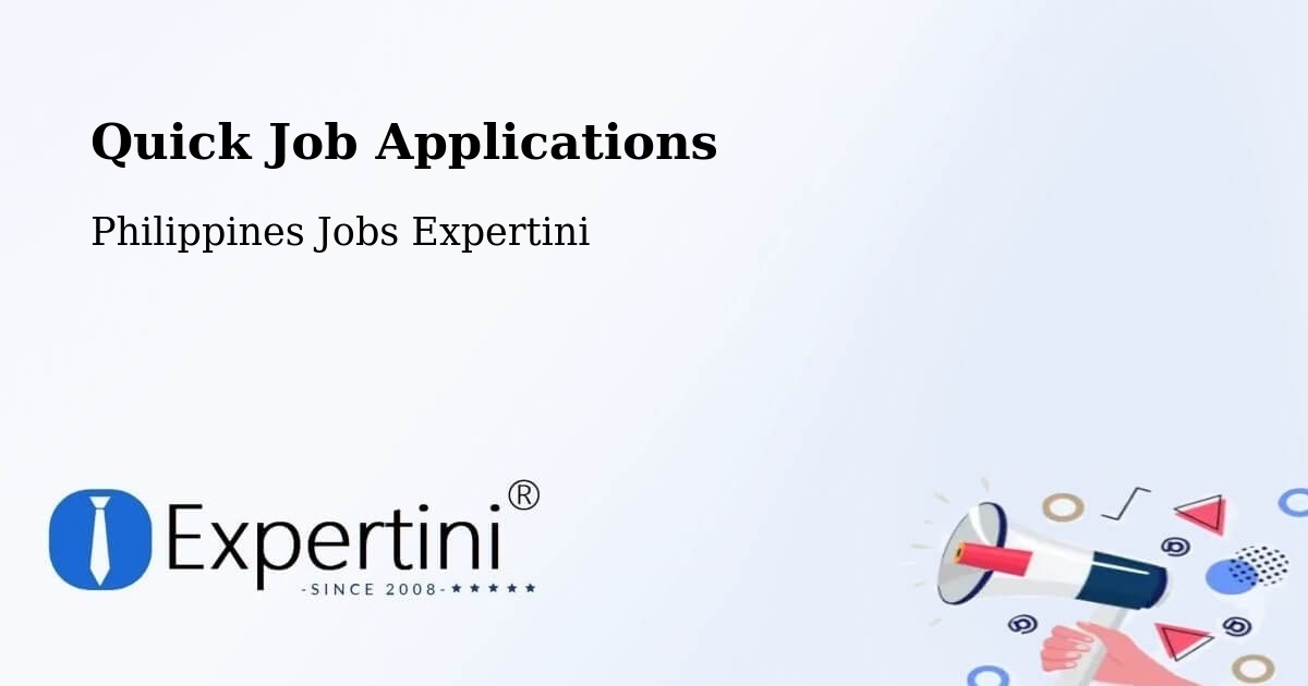 Quick Apply Feature – Macapsing - Philippines Jobs Expertini
