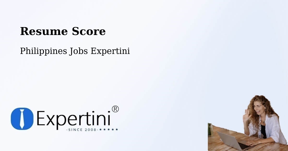 Resume Score & Job Description Match Tool – Macapsing - Philippines Jobs Expertini